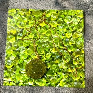 Peridot Stone Necklace